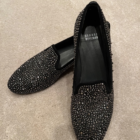 Stuart Weitzman black shoes size 9 medium - Picture 2 of 3